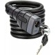 Тросовый велозамок на ключ ABUS 5510C/180см BK SCLL Numero с креплением 05-0086168 (чёрный)
