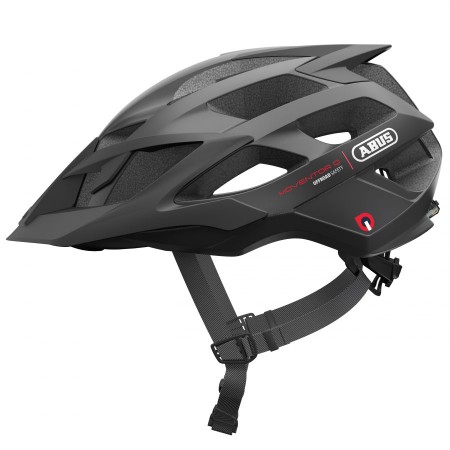 Шлем MTB ABUS Moventor QUIN (с датчиком удара, velvet black, черный)