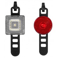 Фара+Фонарь GACIRON W08 SET 80LM+10LM Micro USB 07-300175