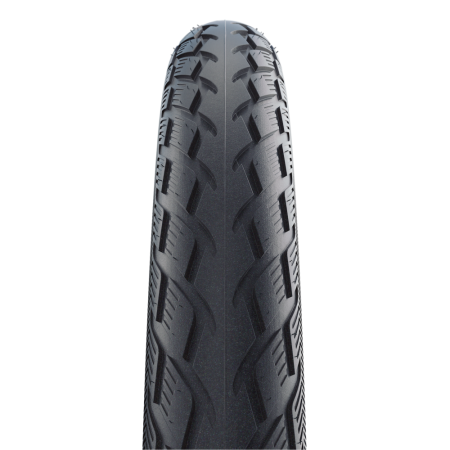 Покрышка 26x1.25 (32-559) Schwalbe Marathon Perf, GreenGuard, TwinSkin B/B+RT (светоотражающая полоса)