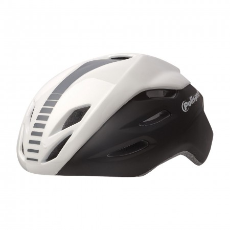 Шлем Polisport Aero Road (белый матовый/чёрный глянцевый/неоново-жёлтый)