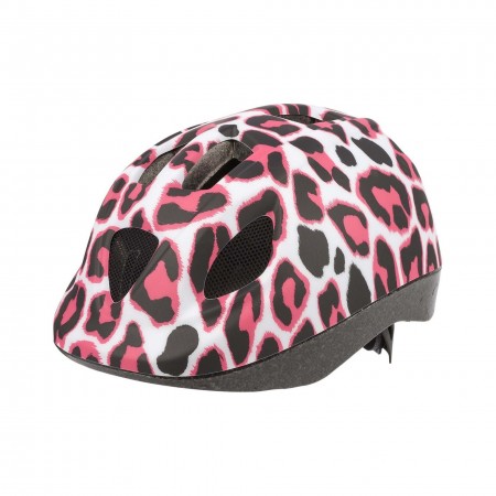 Детский шлем Polisport XS KIDS Pinky Cheetah (розовый/чёрный)