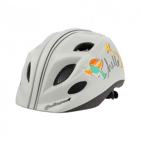Детский шлем Polisport XS KIDS PREMIUM HELLO JIRAFFE (бежевый/оранжевый)