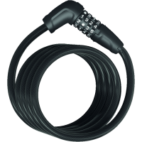 Тросовый кодовый велозамок ABUS 5510C/180см BK SCLL Numero с креплением 05-0086167 (чёрный)