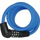 Тросовый кодовый велозамок ABUS Numero 5510C/180 см SCMU с кронштейном 05-0016525 (голубой)