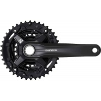 Система шатунов Shimano Altus MT210, 170 мм, 3x9 ск., квадрат, 40/30/22T без защиты (чёрный)