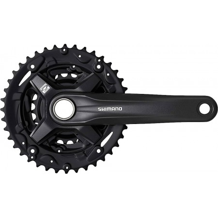 Система шатунов Shimano Altus MT210, 170 мм, 3x9 ск., квадрат, 40/30/22T без защиты (чёрный)