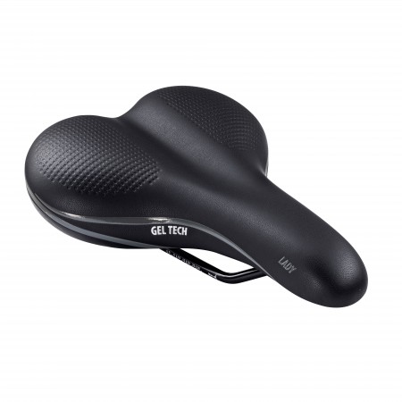 Седло FORCE RIDER GEL TECH 20101 (чёрный)