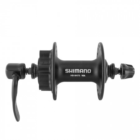 Втулка переднего колеса Shimano HB-M475 36 отв. 6 болтов QR (чёрный)