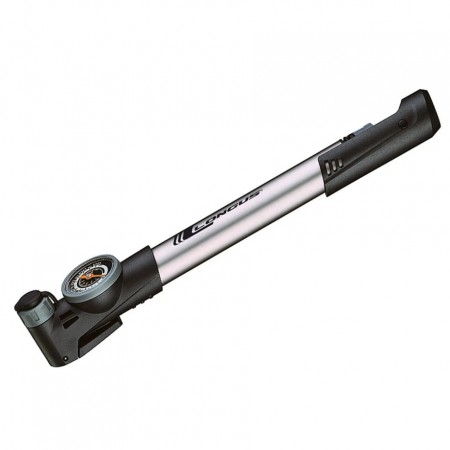 Насос ручной Longus, HIVOPRE, алюм., с манометром