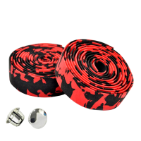 Лента на руль CLARK`S CHBT28RB 3-187 (камуфляж красно-черная)