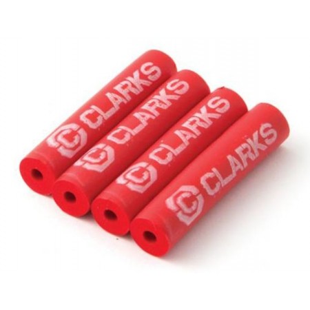 Защита рамы от трения рубашек CLARK`S FPX4 3-249 резиновые трубочки 40мм 4шт. (красный)