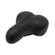 Седло комфортное с замком HORST 09-200859 255x205 мм пружины закрытого типа (чёрное)