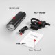 Фара/Фонарь двухсторонний GACIRON V20S-1000 900LM+100LM Micro USB 4000mAh 07-300145