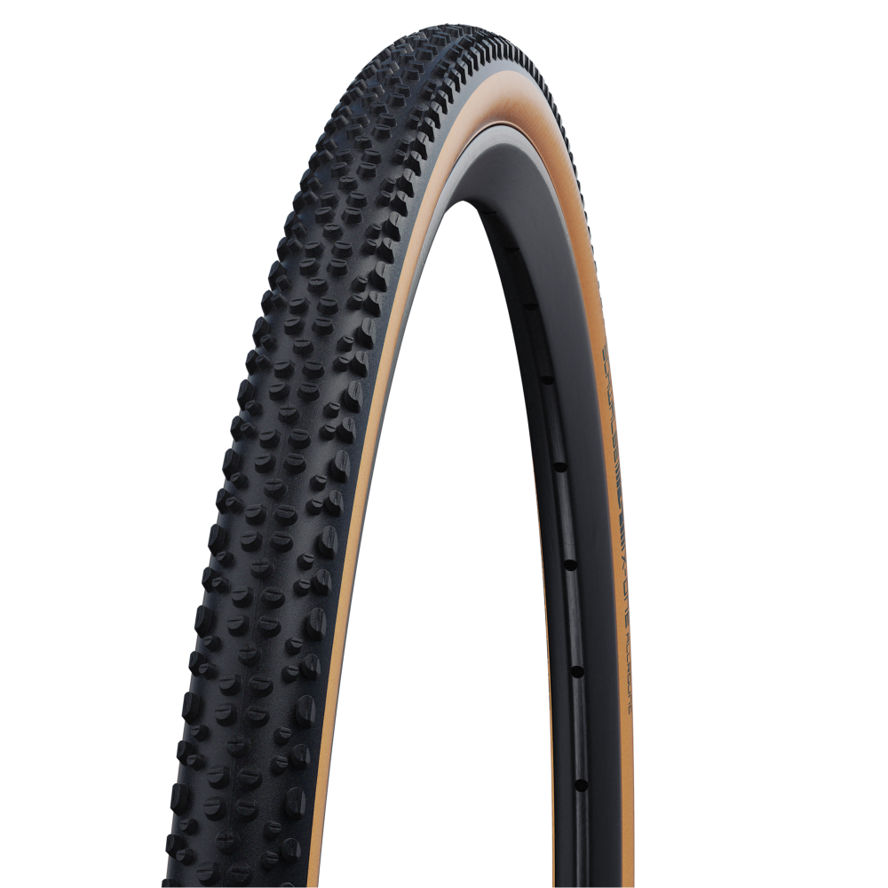 Велосипедная покрышка Schwalbe X-ONE ALLROUND 28x1,30 (33-622), RaceGuard, TLE, складная (Bronze Sidewall)
