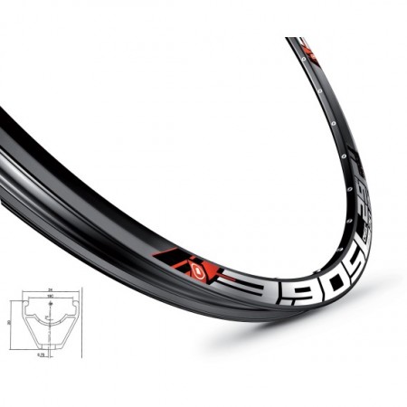 Обод MACH1 3.90SL 29" 370509 32 отв. AV (чёрный)