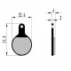 Колодки тормозные ROXTER DISC YL-1022 Semimetal