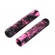 Ручки руля резиновые Force BMX145 382086 (чёрно-розовые)