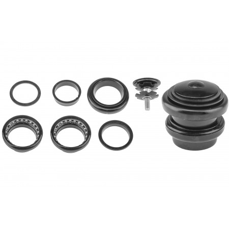 Детали рулевой колонки KL-B207 Kenli 1-1/8" безрезьбовая, стальная, чёрная