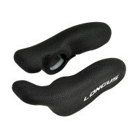 Рожки руля анатомические Longus RUBYGRIP 398292 (чёрный)