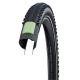 Велосипедная покрышка Schwalbe HURRICANE 29x2.40 (62-622), DD, GreenGuard (чёрный, светоотражающая полоса)