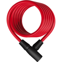 Тросовый велозамок на ключ ABUS Star 4508K/150 см 05-0040776 (красный)
