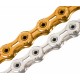Цепь велосипедная KMC X11SL 1/2''x11/128''x186L 11 скоростей (серебристый)