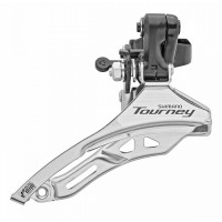 Переключатель передний Shimano Tourney TY300 3x6(7) верхняя тяга (хомут 31.8) 42T