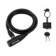 Замок на ключ Force Eco 49120 8/1200мм (чёрный)