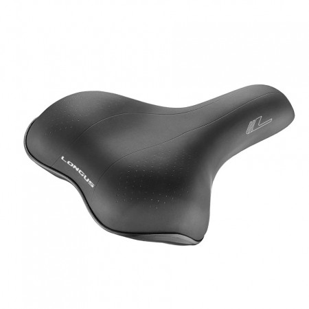 Седло Longus, NAUDO, Trekking/City, расширинное, черное