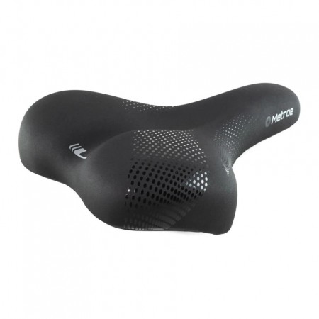 Седло Longus, METROE XL, из пены с эффектом памяти, черное