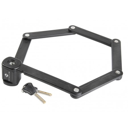 Замок складной M-Wave 5-230194 875мм с держателем в комплекте (черный)