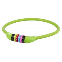 Замок кодовый M-Wave 5-231055 12x650 мм (4 разряда, цветные символы, зелёный)