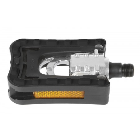 Педали складные двухсторонние пластиковые 5-311765 (чёрный)