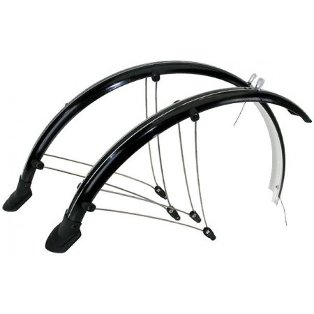 Крылья металлопластиковые M-Wave 5-386104 26"x60мм (черный)