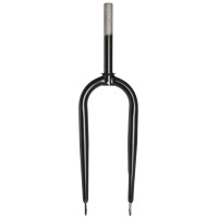 Вилка жесткая 5-392610 д/FAT BIKE сталь 26"х1 1/8" стойка 219мм ширина 135мм D (чёрный)