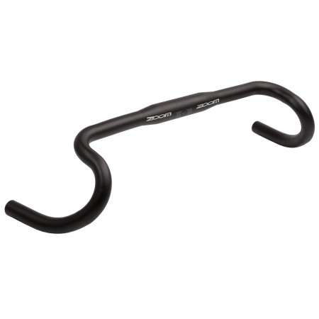 Руль алюминиевый "баран" ZOOM GRAVEL DR-AL-311BTFOV 5-403980 (чёрный матовый)