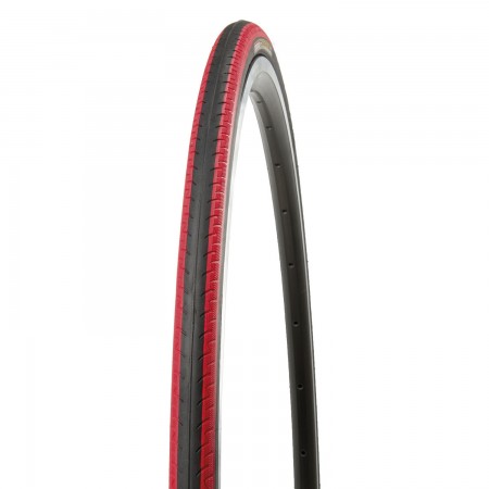 Велопокрышка KENDA K196 KONTENDER 700x23C (23-622), клинчер, 60TPI, LR3, BK/BSK (чёрно-красная)
