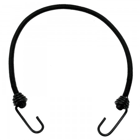 Резинка на багажник M-Wave 5-780160 500х8 мм с крючками для крепления (черная)