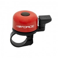 Звонок Force, MINI, метал/пластик, красный