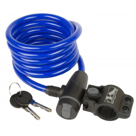 Замок на ключ M-Wave 5-233864 10/1800мм (синий)