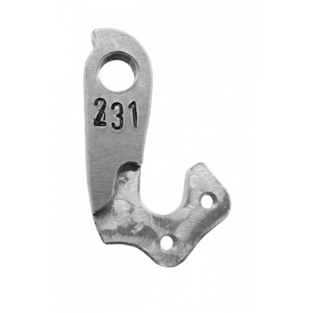 Держатель заднего переключателя №231 (серебристый)