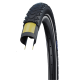 Велосипедная покрышка Schwalbe MARATHON MONDIAL 28x1.60 (42-622), RaceGuard (чёрный, светоотражающая полоса)