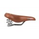 Седло велосипедное комфортное c пружинами VELO VL-8114 6-148114 "ретро" (коричневый)