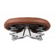 Седло велосипедное комфортное c пружинами VELO VL-8114 6-148114 "ретро" (коричневый)
