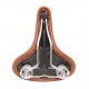 Седло велосипедное комфортное c пружинами VELO VL-8114 6-148114 "ретро" (коричневый)