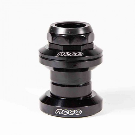 Рулевой набор NECO H671 1"x24T(22.2x30x27мм) 6-190380, внешний, резьбовой (чёрный)