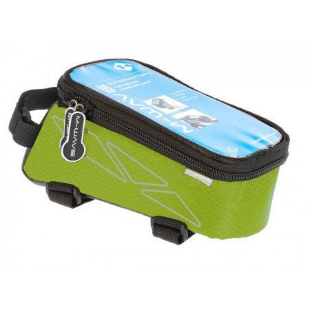 Сумочка/чехол+бокс M-Wave 5-122555 на раму д/смартфона ROTTERDAM TOP (черно-зелёный)