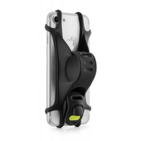 Держатель для смартфона универсальный 4"-6" на руль BONE BIKE TIE X 07-171010 (чёрный)