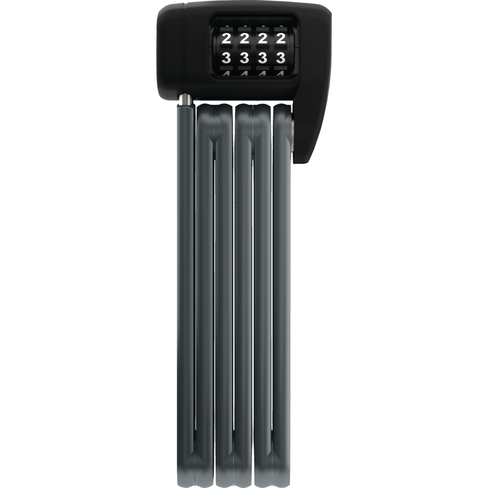 Велозамок складной ABUS BORDO LITE 6055C/85 BLACK + BRACKET SH (чёрный)